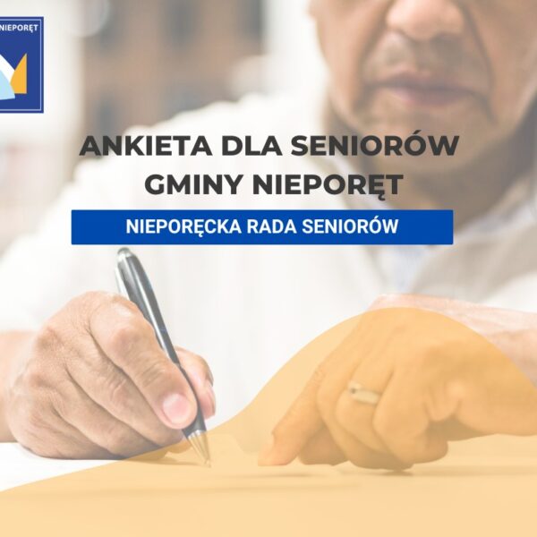 Ankieta dla seniorów – zachęcamy do wypełnienia