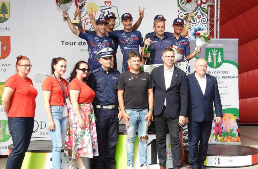 Uroczyste zakończenie Tour de Kurpie 2025 w Łysych