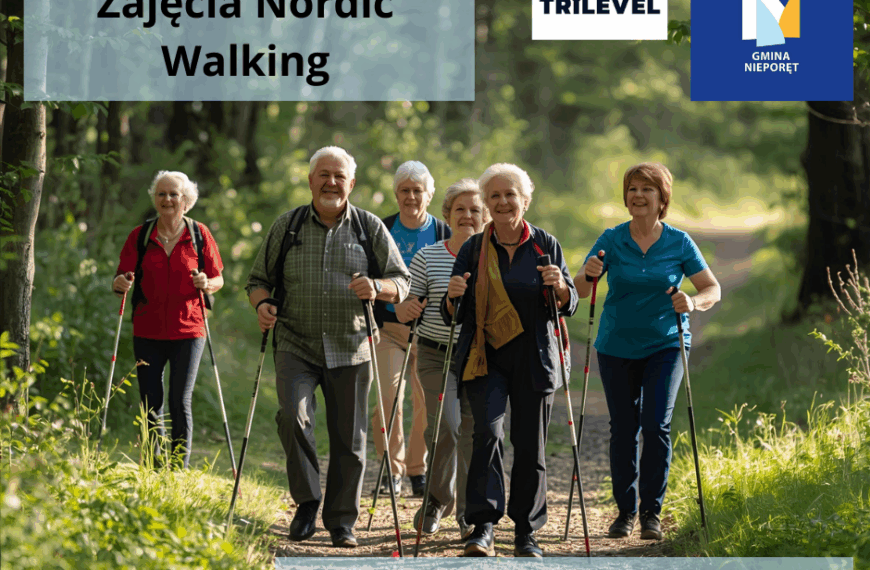 Bezpłatne zajęcia Nordic Walking dla mieszkańców gminy Nieporęt