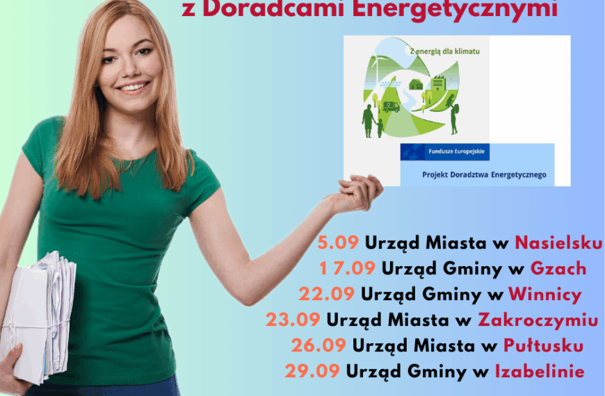 Konsultacje z ekspertem ds. efektywności energetycznej w Urzędzie Miejskim w Pułtusku