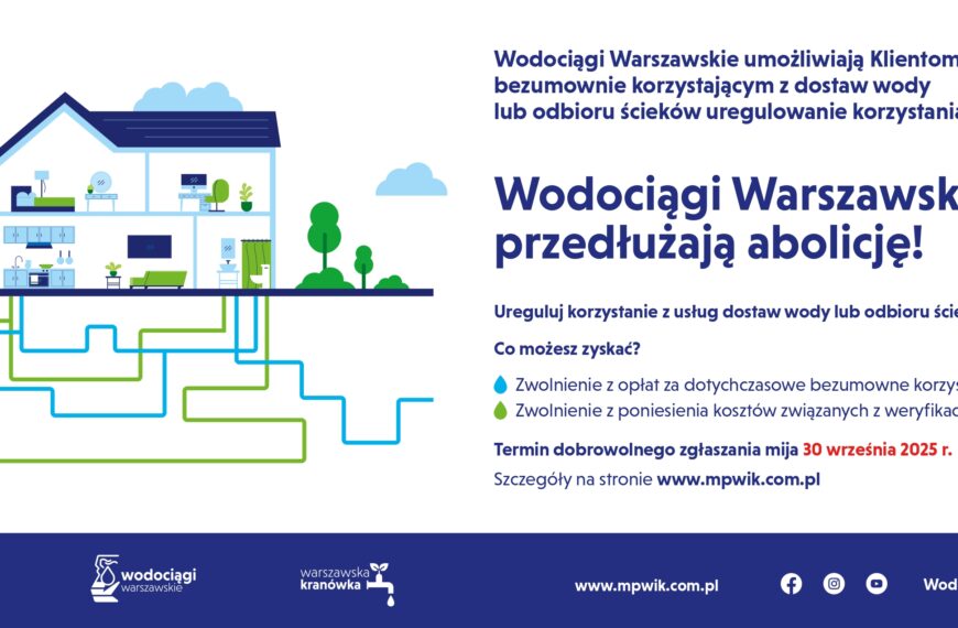 Wodociągi warszawskie przedłużają abolicję