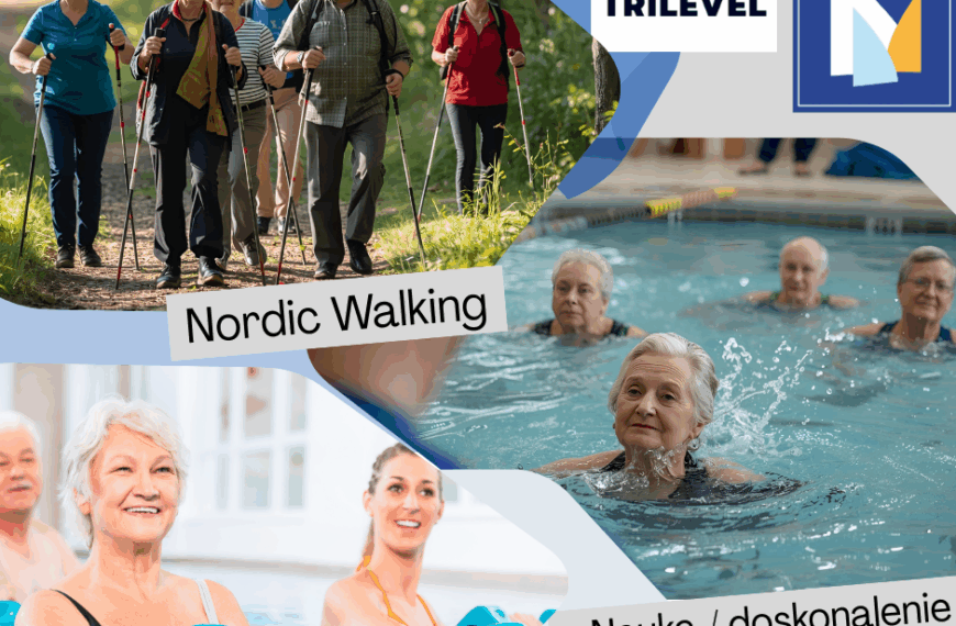 Bezpłatne zajęcia do seniorów- zajęcia nauki doskonalenia pływania, aqua aerobic oraz Nordic Walking