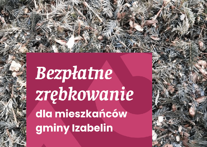 Nieodpłatne zrębkowanie