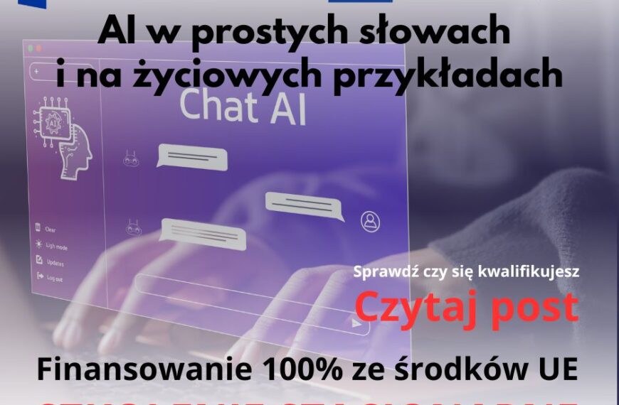 “Sztuczna Inteligencja w życiu i pracy” – bezpłatne szkolenie dla mieszkańców