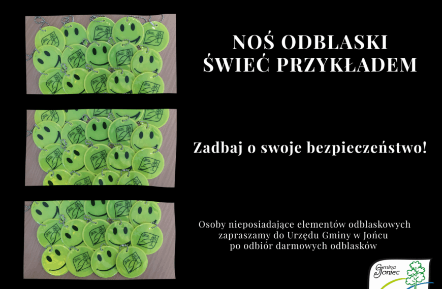 Bądź widoczny – noś odblaski!