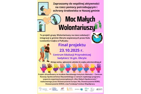Projekt „Moc Małych Wolontariuszy” w gminie Obryte