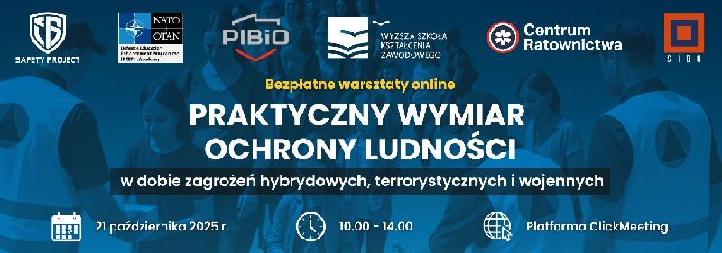 Zaproszenie: bezpłatne warsztaty Praktyczny Wymiar Ochrony Ludności