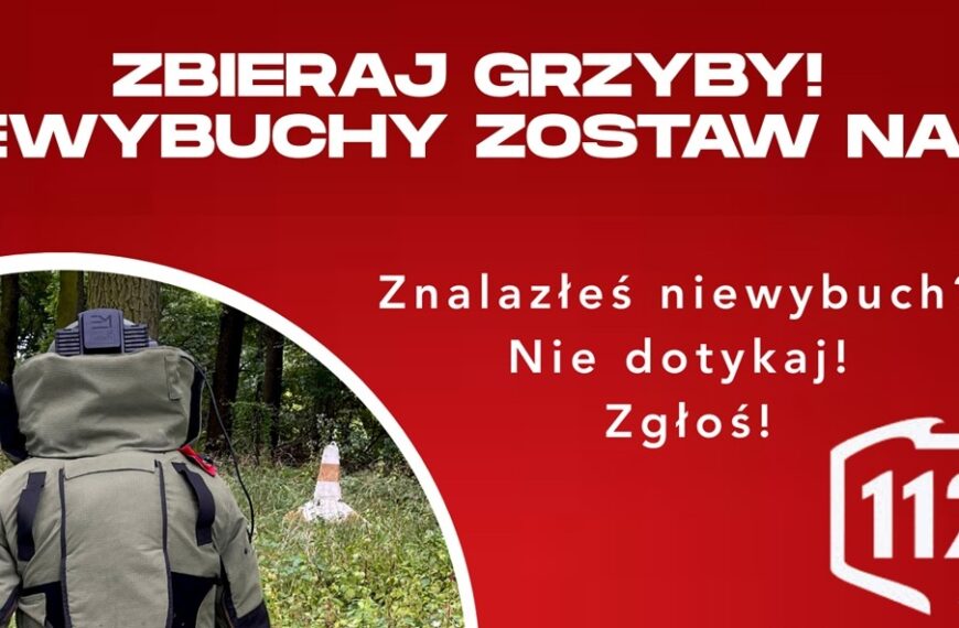 Zagrożenie występowaniem materiałów wybuchowych i niebezpiecznych w lasach