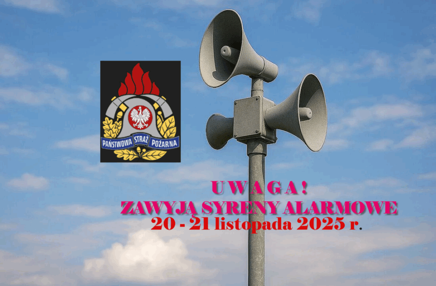 Testy syren ostrzegania i alarmowania