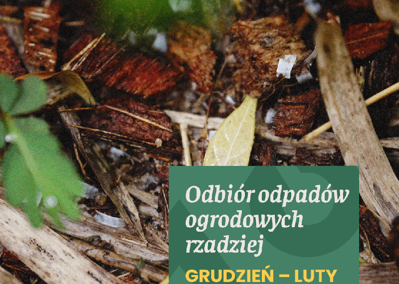 Bioodpady rzadziej