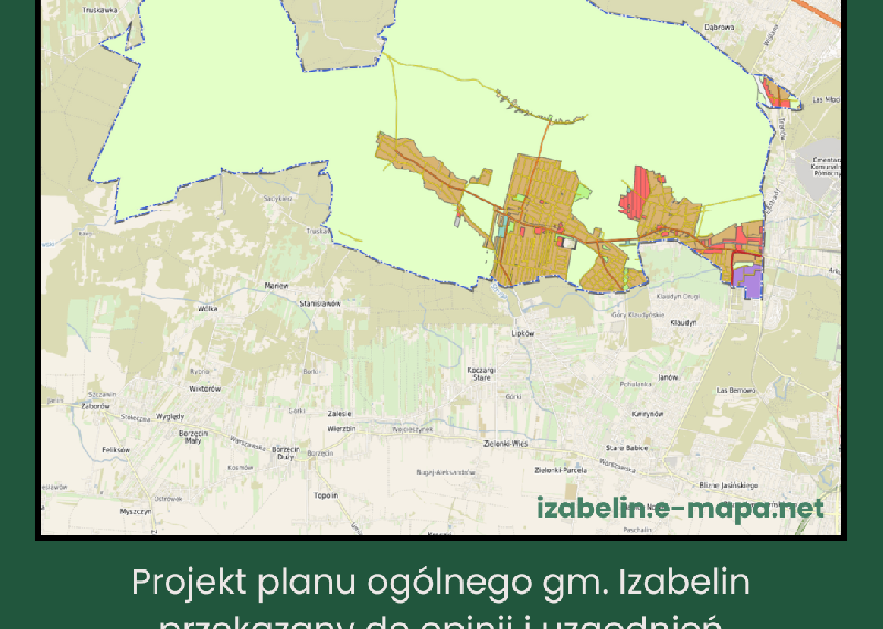 Projekt planu ogólnego gminy Izabelin Ważne