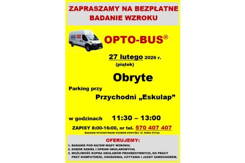 Bezpłatne badanie wzroku!