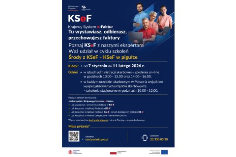 Cykl szkoleń w Urzędach Skarbowych i on-line