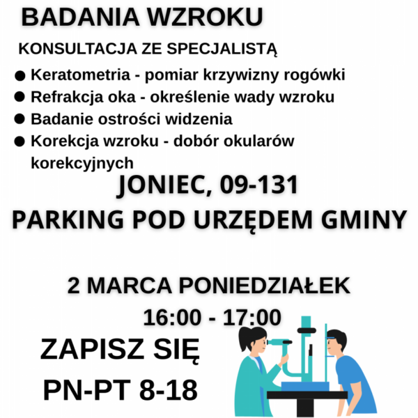 Bezpłatne komputerowe badania wzroku