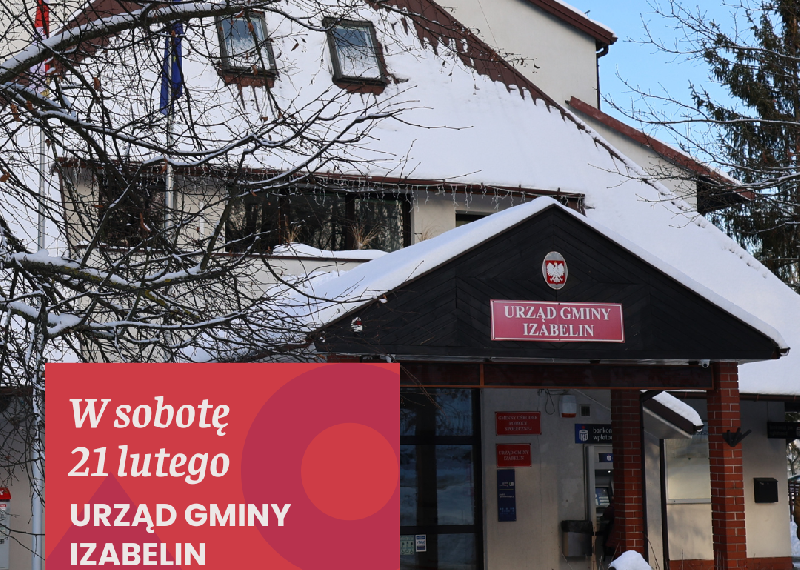 Urząd czynny w sobotę 21 lutego
