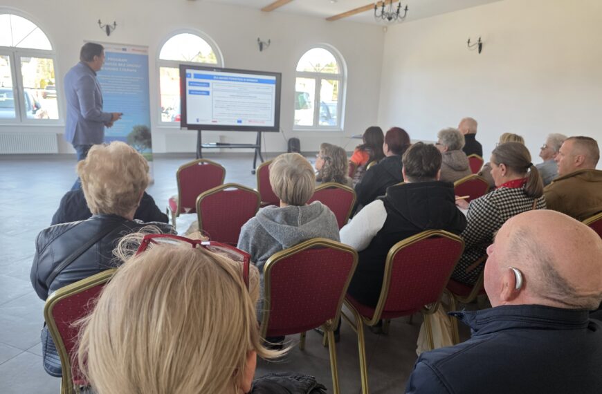 28 marca 2026 r. odbyły się warsztaty pt. „Decyzje lokalne a jakość powietrza”, skierowane do radnych, sołtysów oraz rad sołeckich.