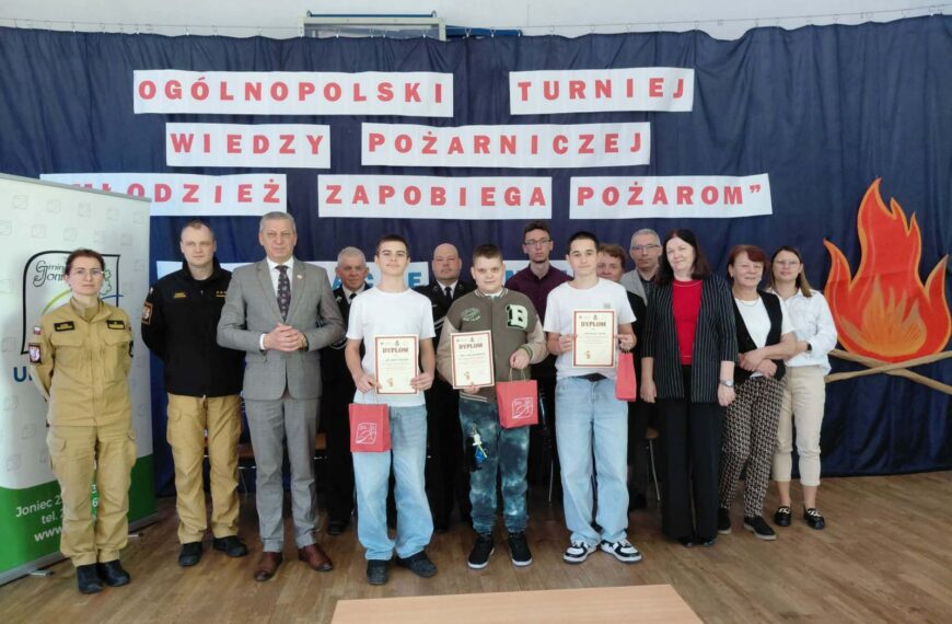 Eliminacje Gminne Ogólnopolskiego Turnieju Wiedzy Pożarniczej „Młodzież zapobiega pożarom”