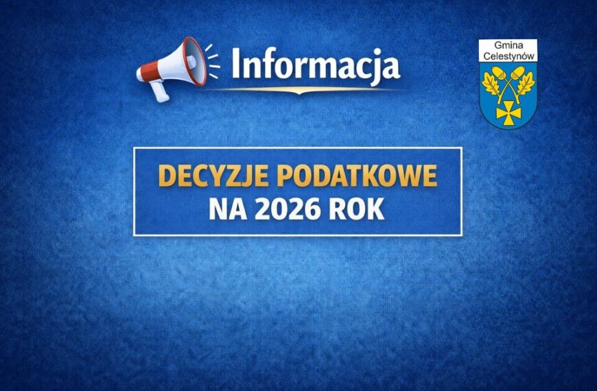 DECYZJE PODATKOWE NA 2026 ROK – INFORMACJE