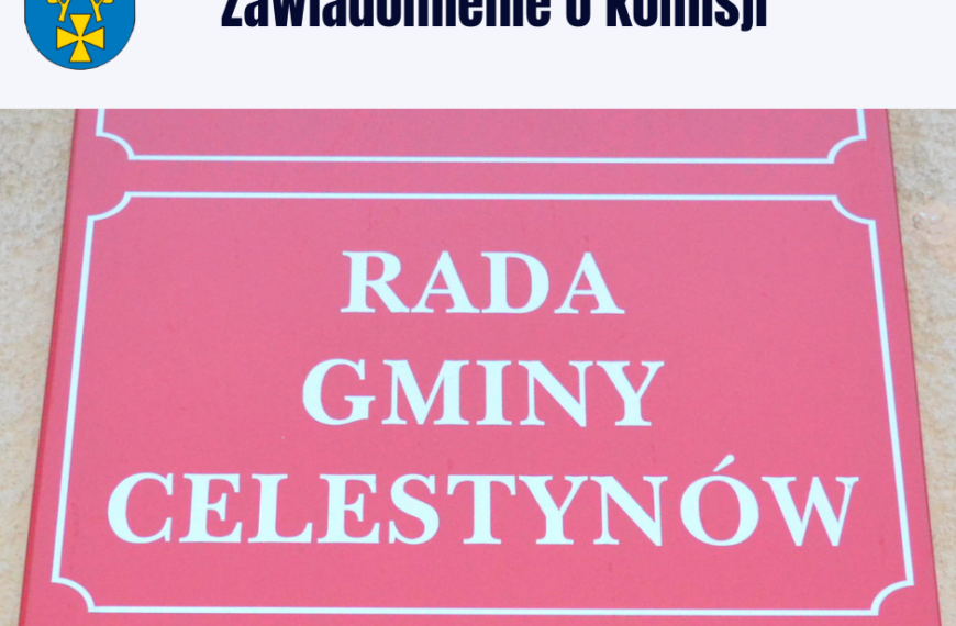 Zawiadomienie o komisji