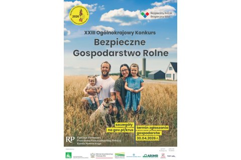 XXIII Edycja Ogólnokrajowego Konkursu Bezpieczne Gospodarstwo Rolne