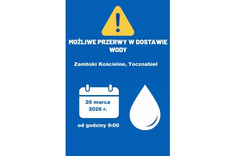 Przerwy w dostawie wody