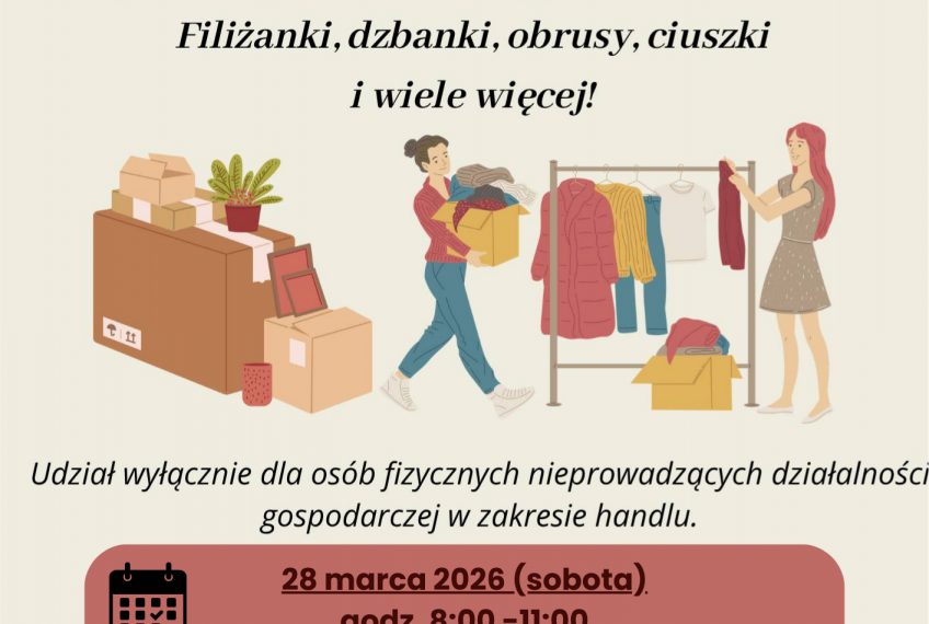 Wiosenna wyprzedaż garażowa w Jońcu