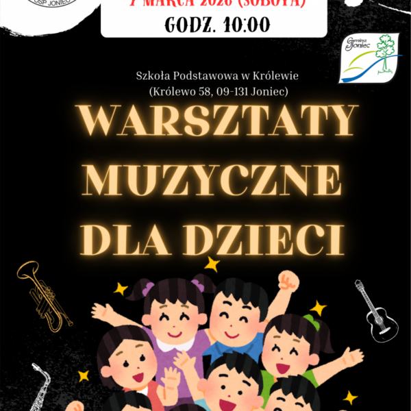 Zapraszamy na wasztaty muzyczne MOD dla dzieci