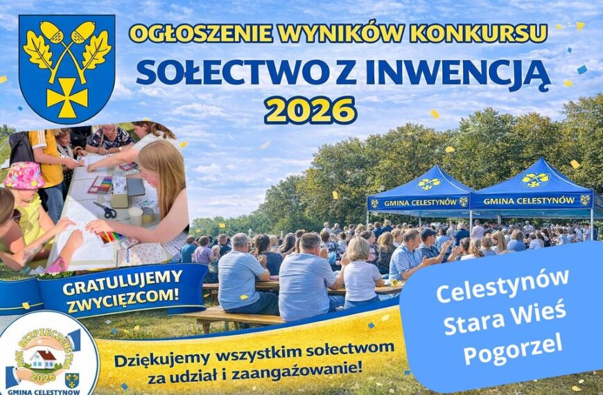 Wyniki gminnego konkursu „Sołectwo z Inwencją 2026”