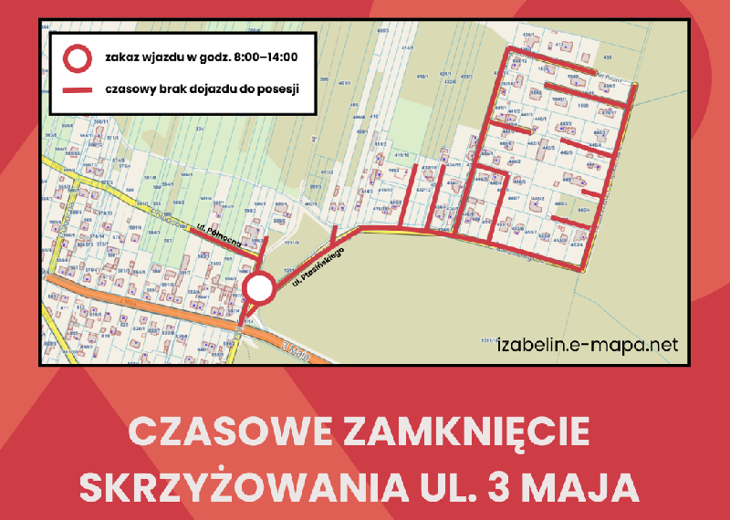 Czasowe utrudnienia w Truskawiu