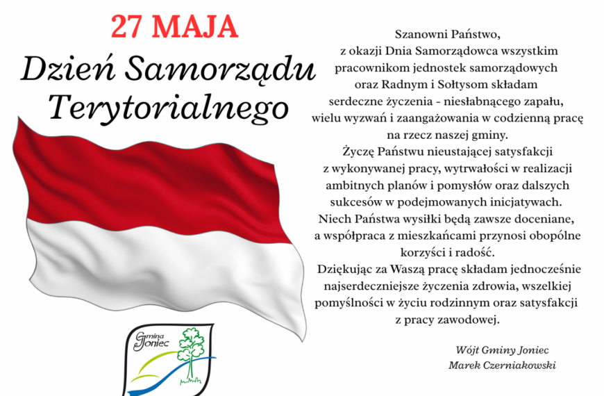 27 Maja – Dzień Samorządu Terytorialnego