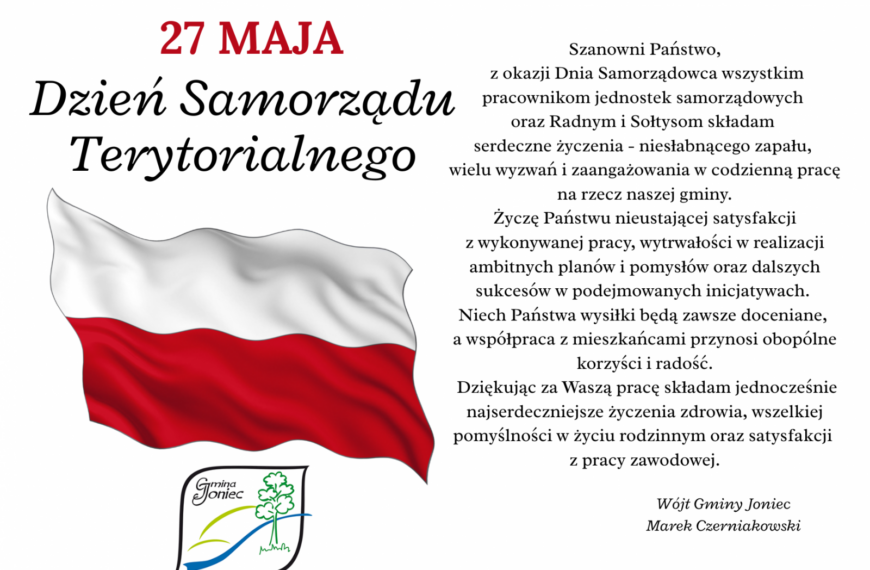 27 maja – Dzień Samorządu Terytorialnego