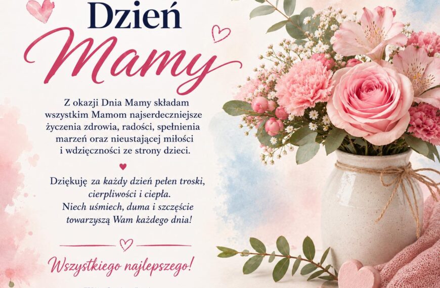 Wszystkim Mamom życzymy pięknego i radosnego Dnia Mamy!