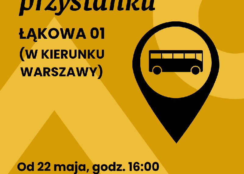 Przystanek „Łąkowa 01” czasowo zawieszony