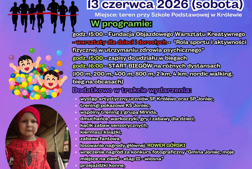 IX Bieg Królewski oraz Gminny Dzień Dziecka
